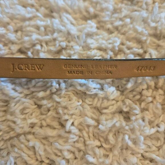 J Crew Skinny Belt Leather Animal Print S - Picture 5 of 8